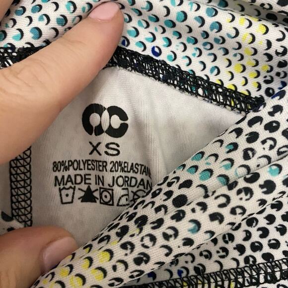 OC • Colorful Spotted Dots Workout Athletic Leggings - Picture 5 of 6